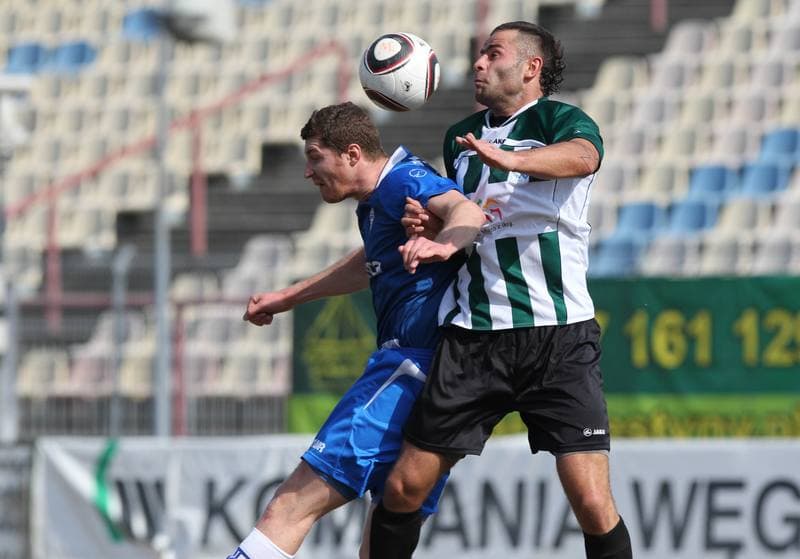 Football. II liga. ROW Rybnik - Baltyk Gdynia. 18.03.2012