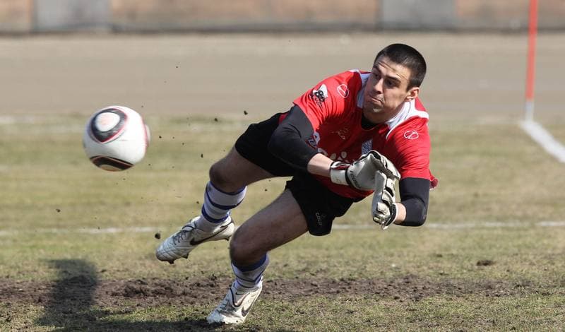 Football. II liga. ROW Rybnik - Baltyk Gdynia. 18.03.2012