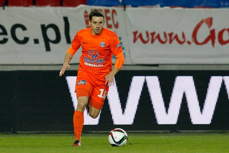 Football. PKO BP Ekstraklasa. Gornik Zabrze - Termalica Bruk Bet Nieciecza. 12.12.2015