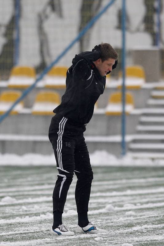 Football. Rozwoj Katowice. Training. 05.01.2016