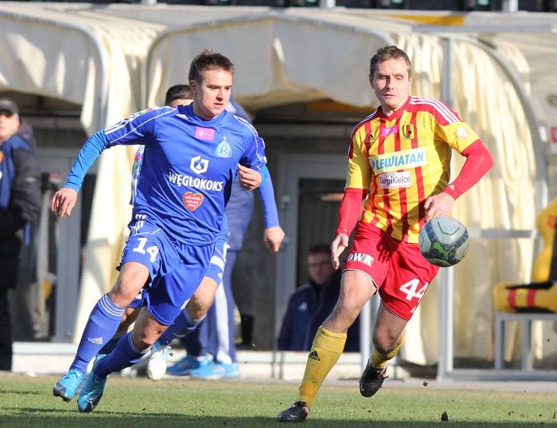 Football. T-mobile Ekstraklasa. Korona Kielce - Ruch Chorzow. 16.03.2013