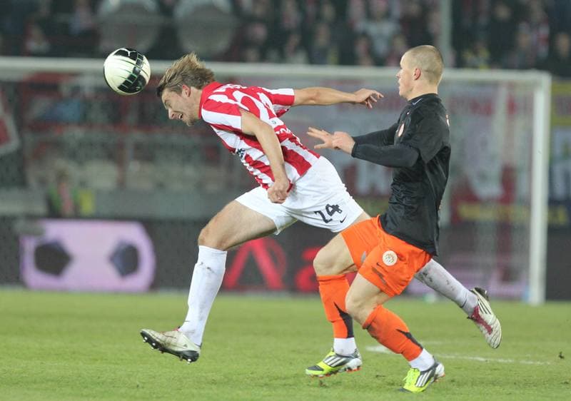 Football. T-Mobile Ekstraklasa. Cracovia Krakow - Zaglebie Lubin. 02.03.2012
