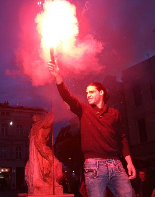Football. Piast Gliwice. Celebration. 02.06.2013