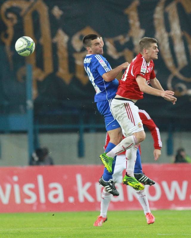 Football. T-Mobile Ekstraklasa. Wisla Krakow - Piast Gliwice. 13.09.2013