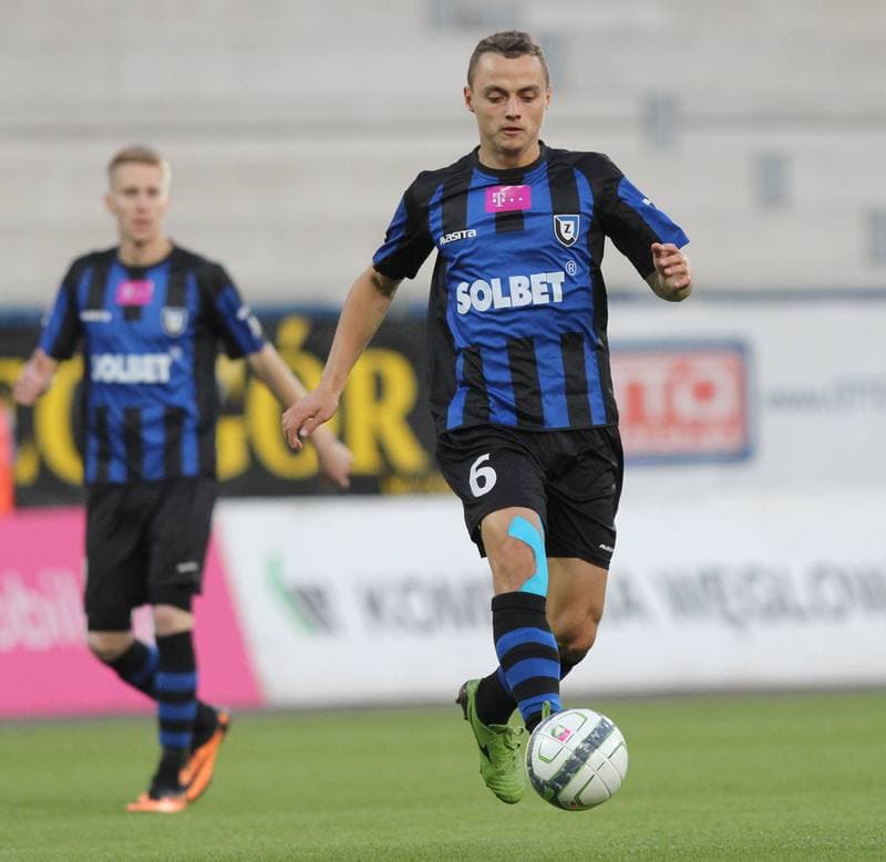 Football. T-Mobile Ekstraklasa. Gornik Zabrze - Zawisza Bydgoszcz. 29.04.2015