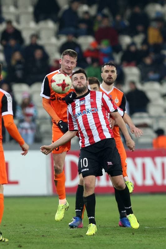 Football. Lotto Ekstraklasa. Cracovia Krakow - Zaglebie Lubin. 13.03.2017