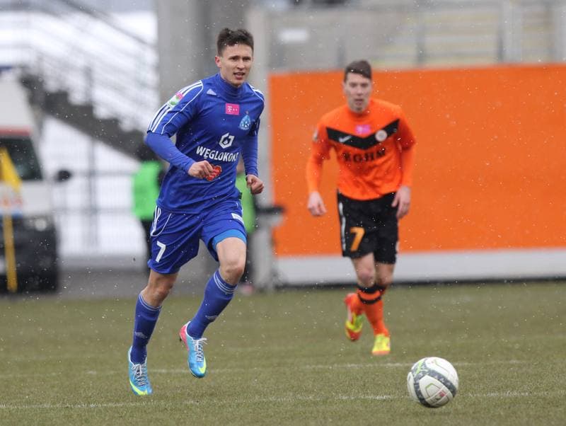 Football. T-mobile Ekstraklasa. Zaglebie Lubin - Ruch Chorzow. 01.04.2013