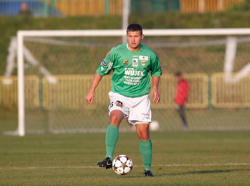Football. II Liga Opolsko Slaska. Rozwoj Katowice - Nadwislana Gora. 15.11.2014