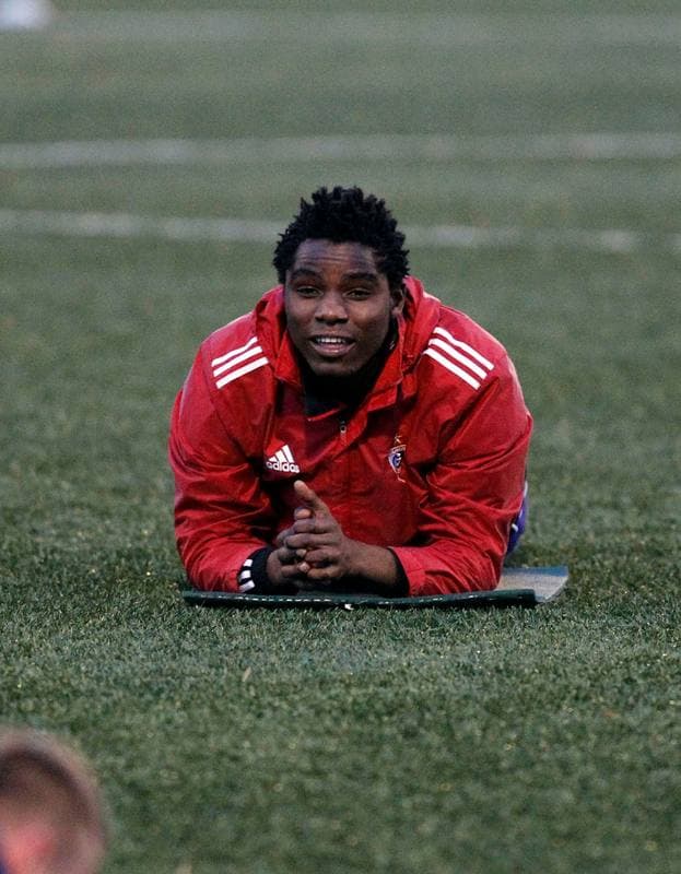 Football. Gornik Zabrze. Training. 08.01.2014