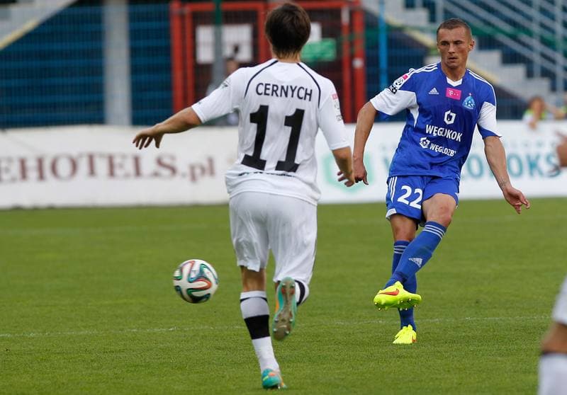 Football. T-Mobile Ekstraklasa. Ruch Chorzow - Gornik Leczna. 27.07.2014