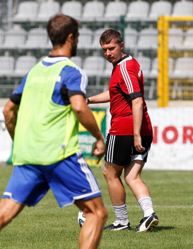 Football. I Liga. Miedz Legnica - GKS Katowice. 10.08.2014