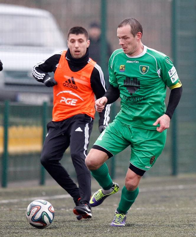 Football. Friendly Match. GKS Belchatow - GKS Katowice. 21.02.2015