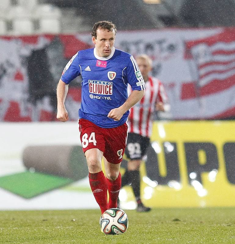 Football. T-Mobile Ekstraklasa. Cracovia Krakow - Piast Gliwice. 13.03.2015