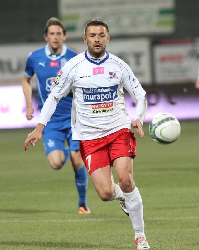 Football. T-Mobile Ekstraklasa. Podbeskidzie Bielsko Biala - Lech Poznan. 05.10.2013