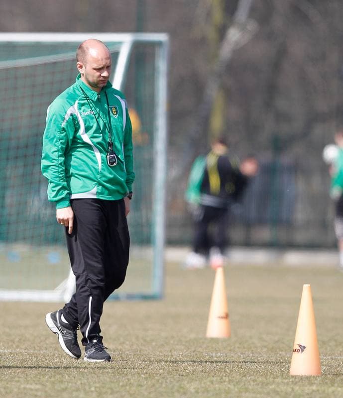 Football. GKS Katowice. Training. 19.01.2015