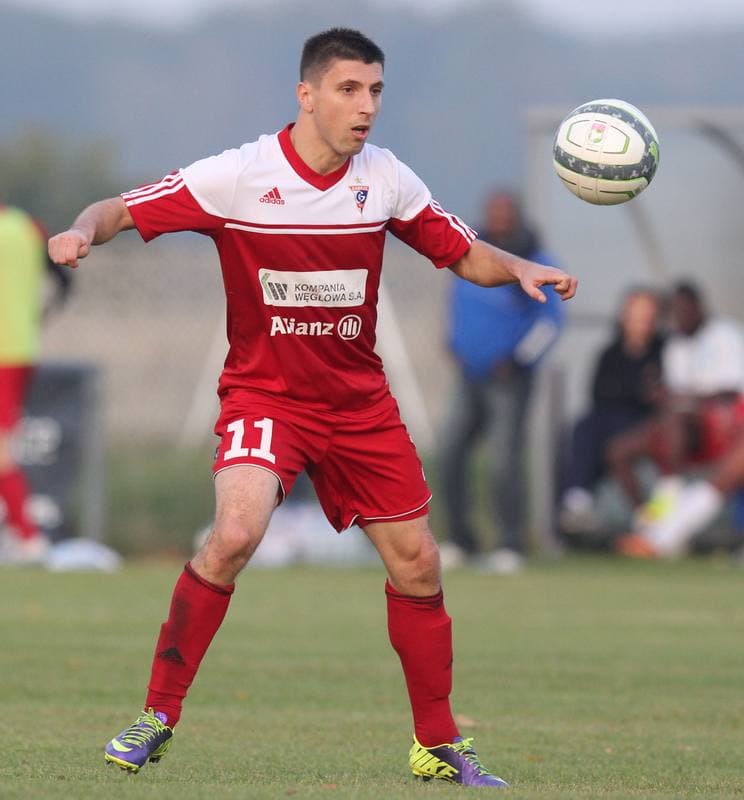 Football. Friendly Match. LZS Piotrowka - Gornik Zabrze. 10.10.2013