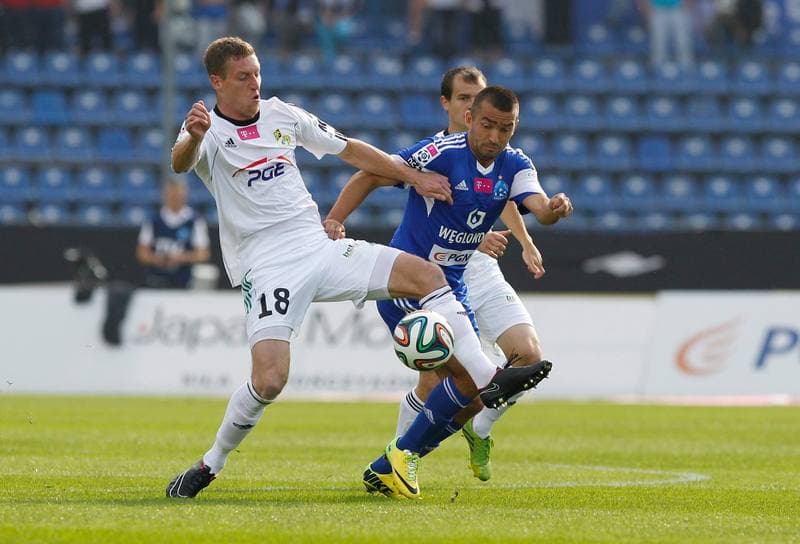 Football. T-Mobile Ekstraklasa. Ruch Chorzow - GKS Belchatow. 21.09.2014