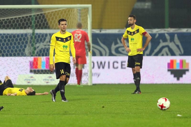Football. Nice I Liga. GKS Katowice - Ruch Chorzow. 22.10.2017