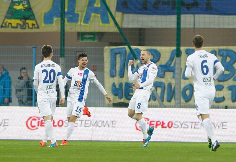 Football. PKO BP Ekstraklasa. Piast Gliwice - Lech Poznan. 20.12.2015