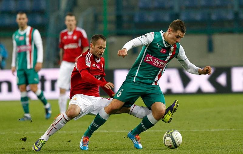 Football. T-Mobile Ekstraklasa. Wisla Krakow - Slask Wroclaw. 29.11.2013