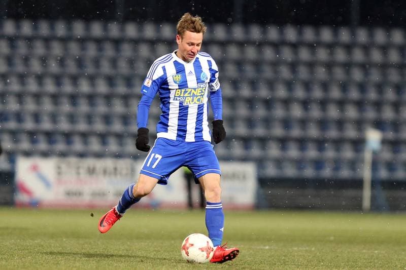 Football. Nice I Liga. Ruch Chorzow - Podbeskidzie Bielsko-Biala. 17.03.2018