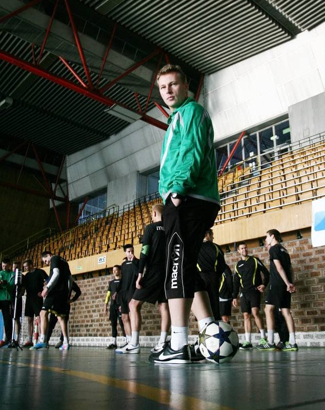 Football. GKS Katowice. Training. 19.01.2015