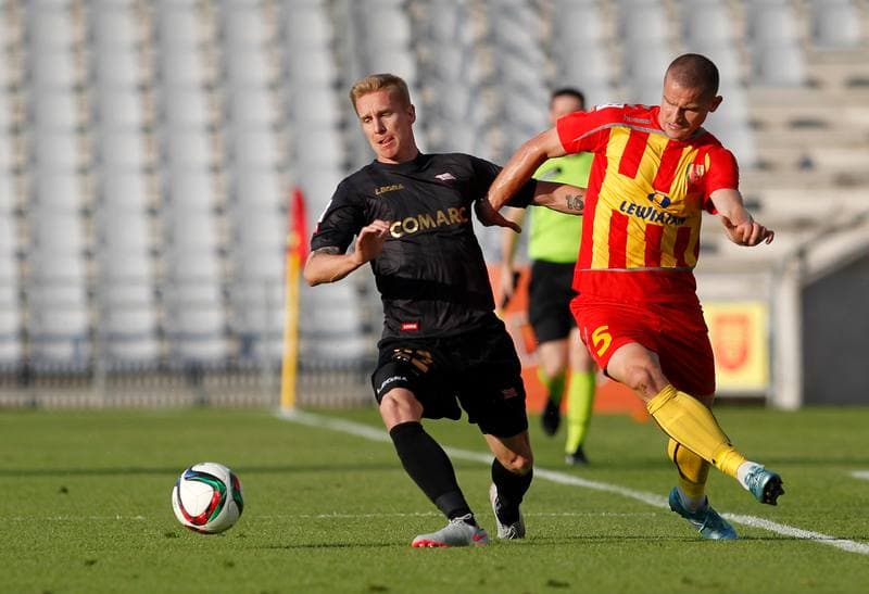 Football. PKO BP Ekstraklasa. Korona Kielce - Cracovia Krakow. 14.08.2015