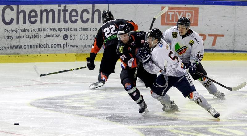Ice Hockey. Polska Hokej Liga. Naprzod Janow - Ciarko KH Sanok. 18.01.2015