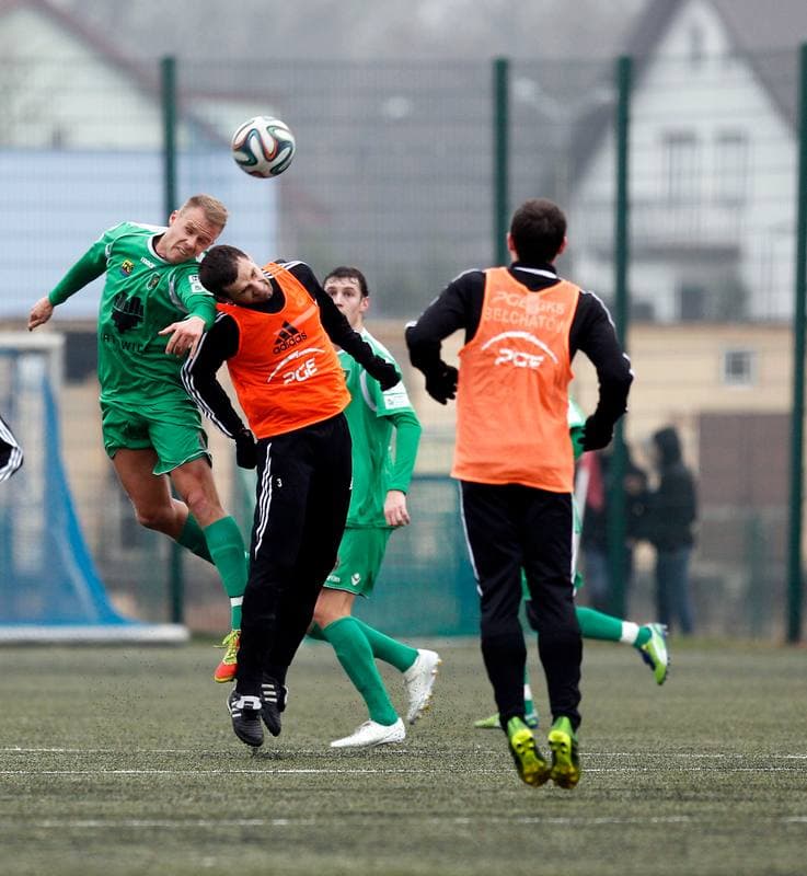 Football. Friendly Match. GKS Belchatow - GKS Katowice. 21.02.2015