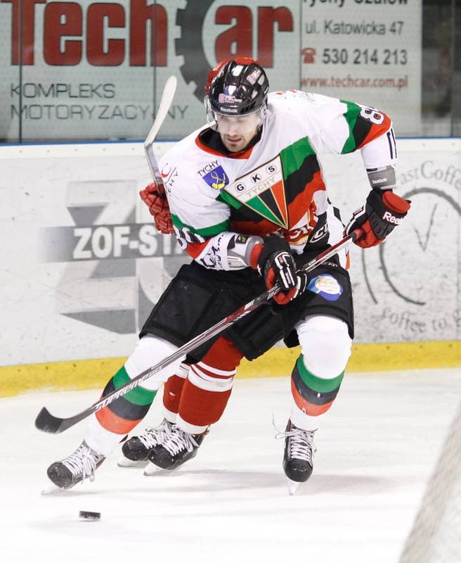 Ice Hockey. Polska Hokej Liga. GKS Tychy - Comarch Cracovia Krakow. 19.01.2014