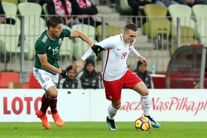 Football. International Friendly. Poland - Mexico. 13.11.2017