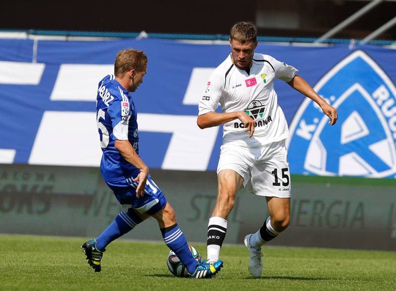 Football. T-Mobile Ekstraklasa. Ruch Chorzow - Gornik Leczna. 27.07.2014