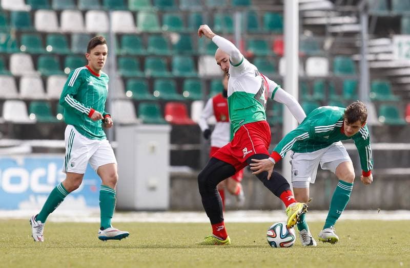 Football. Friendly Match. Zaglebie Sosnowiec - Legia II Warsaw. 21.02.2015