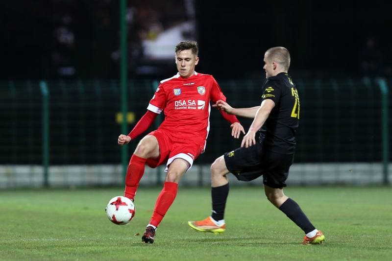 Football. Nice I Liga. GKS Katowice - Miedz Legnica. 25.11.2017