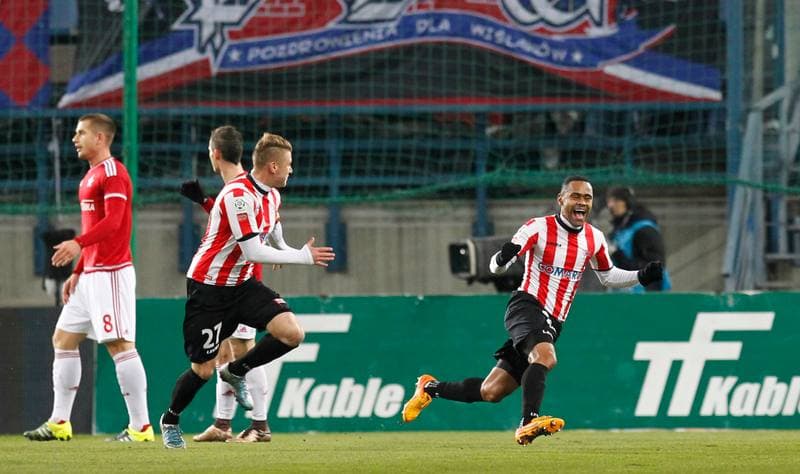 Football. PKO BP Ekstraklasa. Wisla Krakow - Cracovia Krakow. 29.11.2015