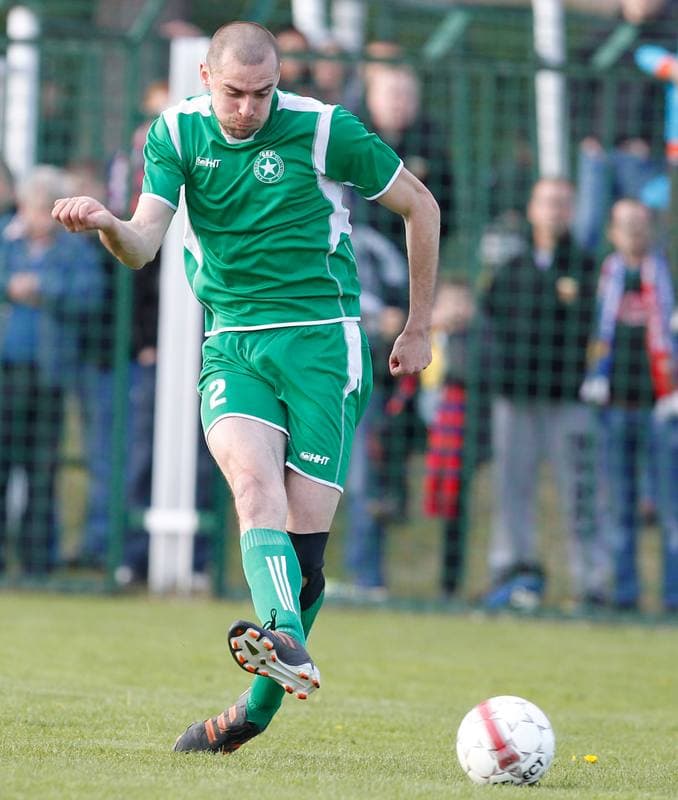 Football. III Liga Opolsko Slaska. Grunwald Ruda Slaska - Polonia Bytom. 29.04.2015
