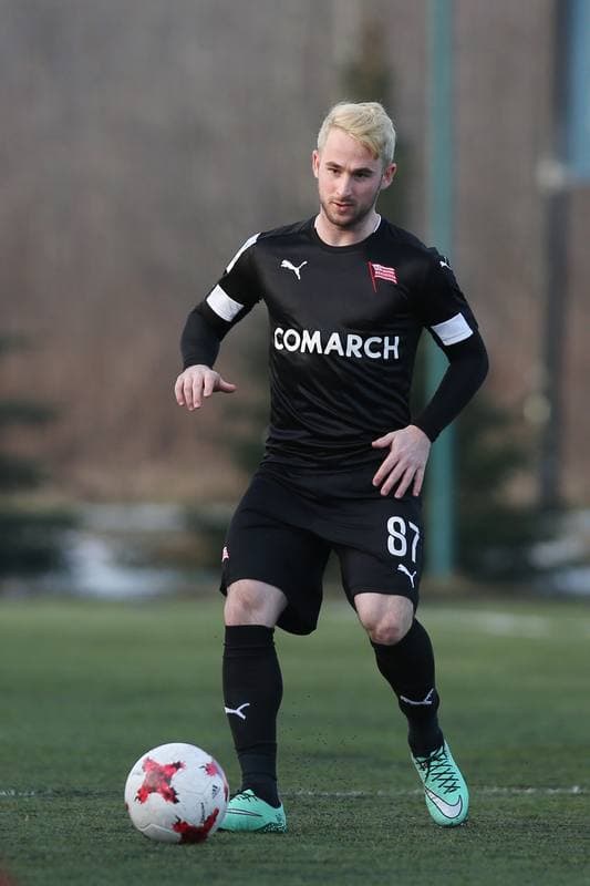 Football. Sparing. Zaglebie Sosnowiec - Cracovia Krakow. 17.01.2018
