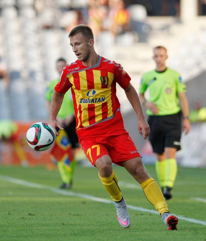 Football. PKO BP Ekstraklasa. Korona Kielce - Cracovia Krakow. 14.08.2015