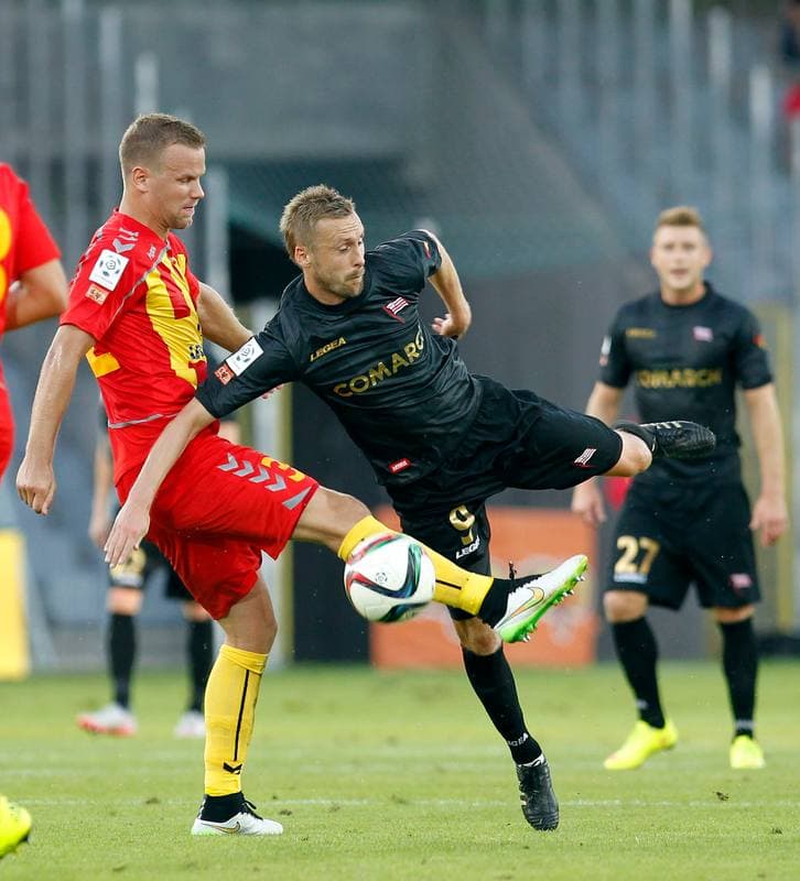 Football. PKO BP Ekstraklasa. Korona Kielce - Cracovia Krakow. 14.08.2015