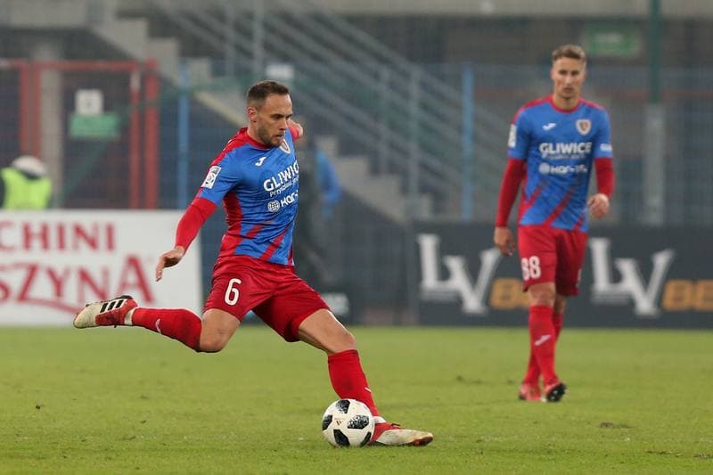 Football. Lotto Ekstraklasa. Piast Gliwice - Jagiellonia Bialystok. 12.02.2018