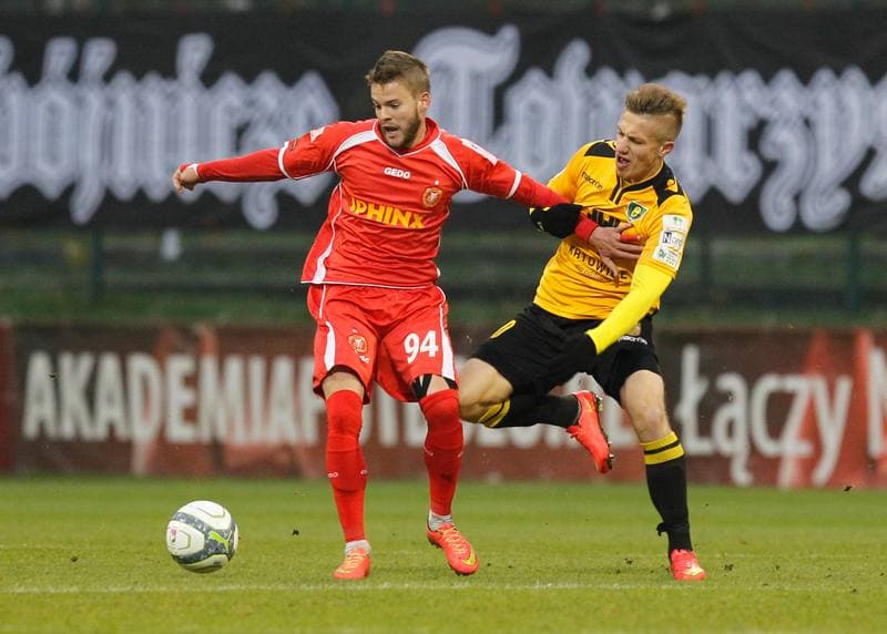 Football. I Liga. Widzew Lodz - GKS Katowice. 22.11.2014