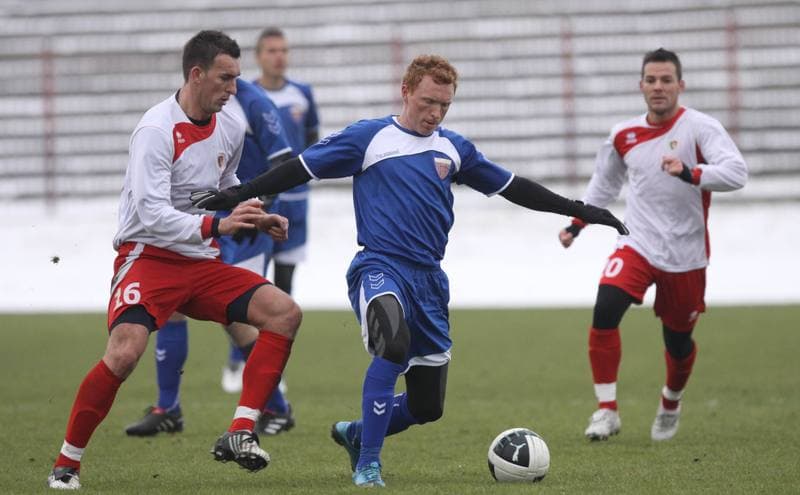 Football. Sparing. Polonia Bytom - Piast Gliwice. 19.02.2011