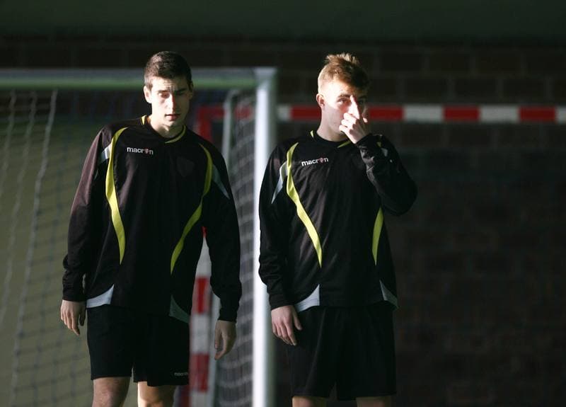 Football. GKS Katowice. Training. 19.01.2015