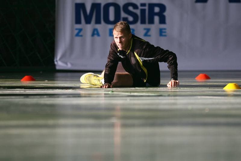 Football. GKS Katowice. Training. 19.01.2015