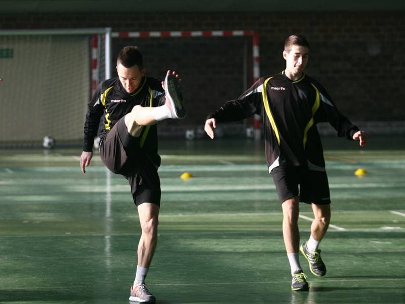 Football. GKS Katowice. Training. 19.01.2015
