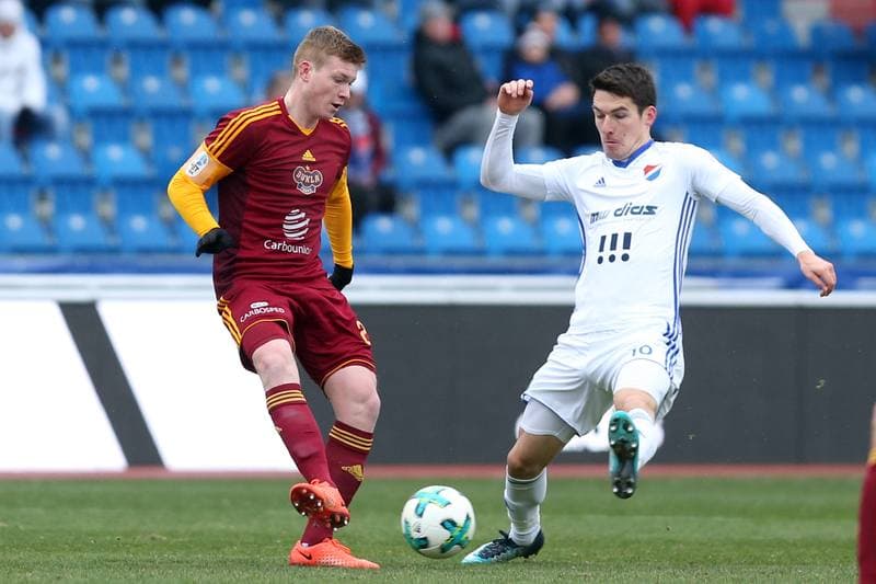 Football. HET Liga. Banik Ostrava - Dukla Praha. 17.03.2018