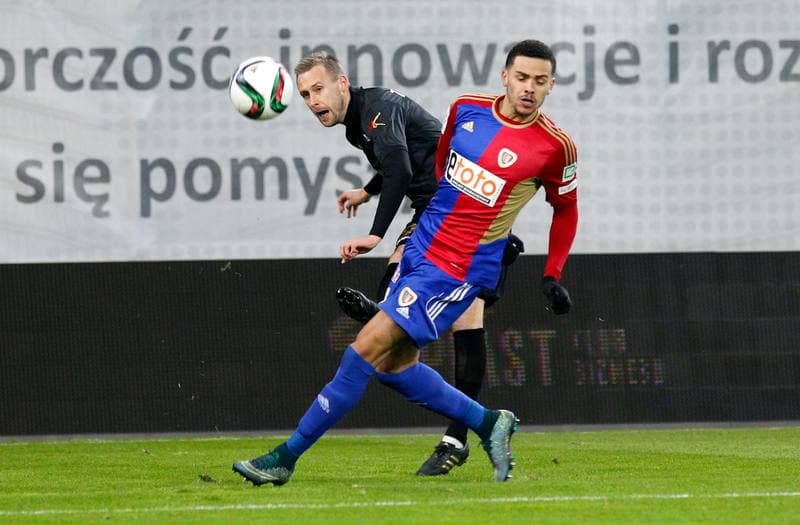 Football. PKO BP Ekstraklasa. Piast Gliwice - Cracovia Krakow. 05.12.2015