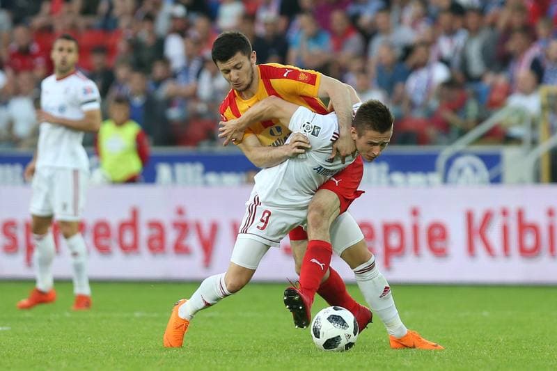 Football. Lotto Ekstraklasa. Gornik Zabrze - Korona Kielce. 09.05.2018