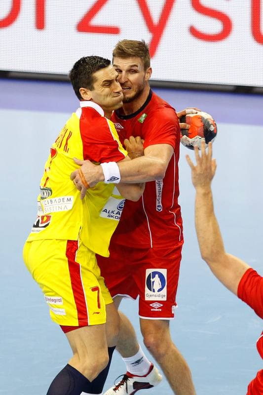 Handball. EHF Euro 2016. Macedonia - Norway. 25.01.2016