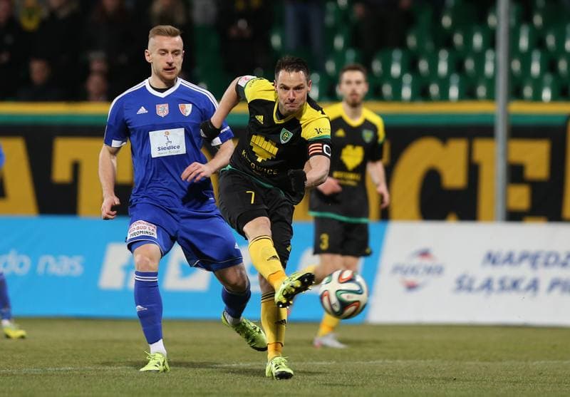 Football. I Liga. GKS Katowice - Pogon Siedlce. 19.03.2016